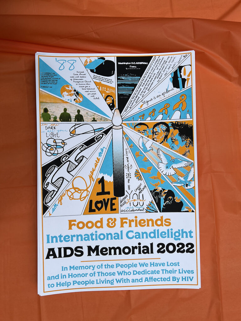 International AIDS Candlelight Memorial Screenprint